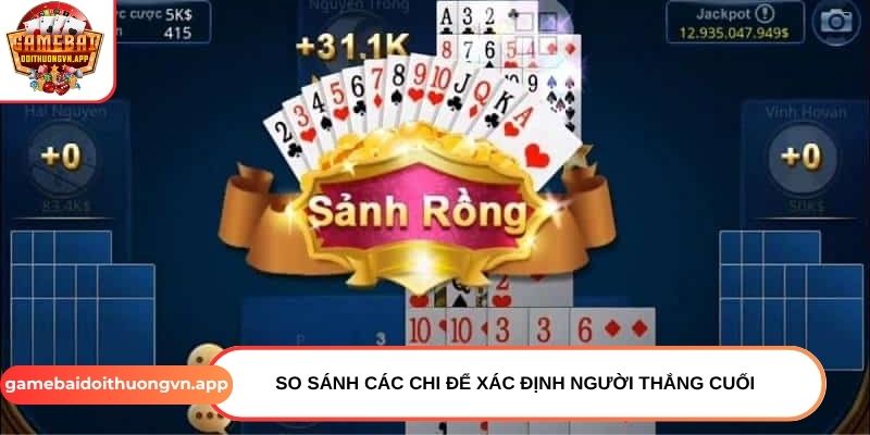 So sánh các chi để xác định người thắng cuối